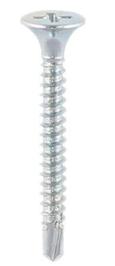 42mm Loose Self Drilling Drywall Screws - 1000/Box